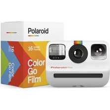 Polaroid Go Beyaz Instant Fotoğraf Makinesi Beyaz ve 16'lı Film Seti