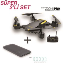 Corby CX007 Zoom Pro Smart Katlanabilir Drone + PSM71 Powerbank 10.000 Mah