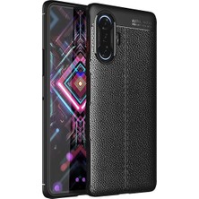 Microcase Xiaomi Redmi K40 Gaming Leather Tpu Silikon Kılıf - Siyah