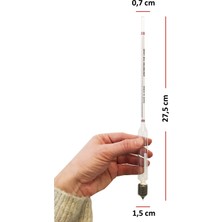 Aek-Tech 0-100 Alkolmetre Hidrometre ve Mezür Seti