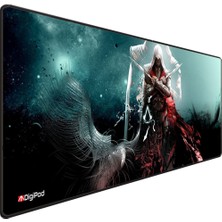 Digipod Gaming Mousepad Oyuncu Mouse pad 90X40 XXL Büyük Oyuncu Mouse Pad Kaymaz Taban 4mm Kalınlık