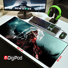 Digipod Gaming Mousepad Oyuncu Mouse pad 90X40 XXL Büyük Oyuncu Mouse Pad Kaymaz Taban 4mm Kalınlık