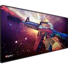 Digipod Gaming Oyuncu Mousepad  90X40 XXL  Kaymaz Taban SOLDİER 4mm Kalınlık