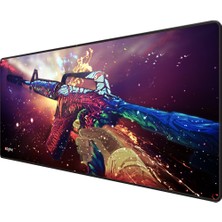 Digipod Gaming Oyuncu Mousepad  90X40 XXL  Kaymaz Taban SOLDİER 4mm Kalınlık