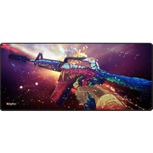 Digipod Gaming Oyuncu Mousepad  90X40 XXL  Kaymaz Taban SOLDİER 4mm Kalınlık