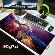 Digipod Gaming Oyuncu Mousepad  90X40 XXL  Kaymaz Taban SOLDİER 4mm Kalınlık