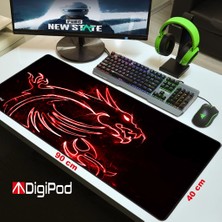 Digipod Gaming Mousepad Oyuncu Mouse pad 90X40 XXL Büyük Oyuncu Mouse Pad Kaymaz Taban 4mm Kalınlık