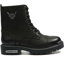 Hammer Jack 17600 Erkek Siyah Yıkama Nubuk Deri Postal Bot