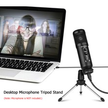 Shopfocus Katlanabilir Masaüstü Mikrofon Tripod Standı 5/8 Inç (Yurt Dışından)