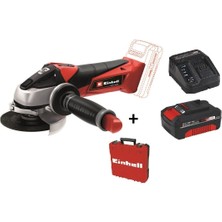 Einhell Te-Ag 18/115 Li  Akülü Avuç Taşlama + 4.0 Ah Starter Kit + Çanta