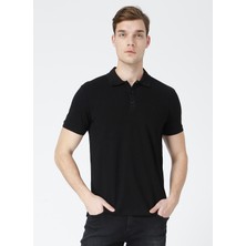 Fabrika Comfort Siyah Erkek Cepsiz PoloT-Shirt