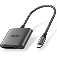 Ugreen Type-C To Sd Micro Sd Tf USB Kart Okuyucu Adaptör