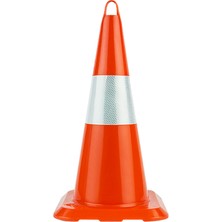 Parla 50'lik Kırılmaz Trafik Konisi (Tek Reflektifli)