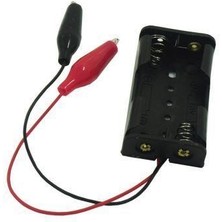 Motorobit 2'li Aa Pil Yuvası - Krokodil Uçlu