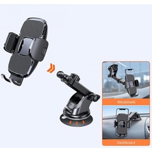 Htt-37 Otomatik Klipsli Araba Telefon Tutucu Ayarlanabilir Cam Ve Torpido Için Yüksek Kalite Tutucu Powerstar Att-37