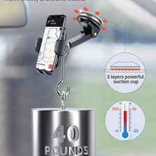 Htt-37 Otomatik Klipsli Araba Telefon Tutucu Ayarlanabilir Cam Ve Torpido Için Yüksek Kalite Tutucu Powerstar Att-37