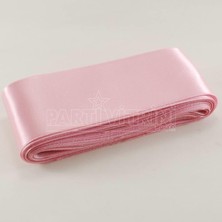 Parti Vitrini Pembe Saten Kurdela 6 Cm. x 10 Metre