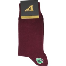 A Classe 3'lü Paket Düz Bambu Erkek Çorap (Bordo, Siyah, Lacivert)