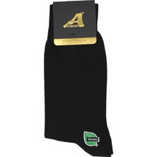 A Classe 3'lü Paket Düz Bambu Erkek Çorap (Bordo, Siyah, Lacivert)