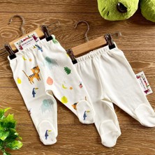 Renkli Puset 2'li Penye Bebek Pijama Takım Jungle