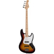 SX  Kjb-Aldjj-Gmn-3ts Jazz Bass Akçaağaç Klavye Sunburst Bas Gitar