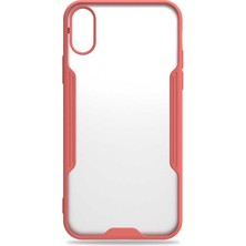 Hesaplı Dünya Apple iPhone x Kılıf Şeffaf Arka Renkli Çerçeve Hpr