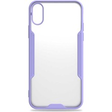 Hesaplı Dünya Apple iPhone x Kılıf Şeffaf Arka Renkli Çerçeve Hpr