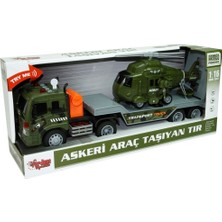 Vardem 1:16 Sürtmeli Sesli Işıklı Askeri Helikopter taşıyan Tır