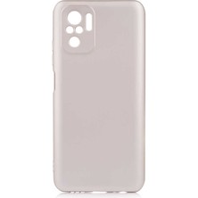 Case 4U Xiaomi Redmi Note 10S Kılıf Klasik Mat Renkli Yumuşak Premier Silikon Altın
