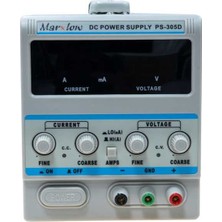 Marxlow Labaratuvar Tipi 0-30 Volt 5 Amper Ayarlanabilir Güç Kaynağı (PS-305D)