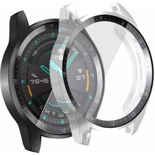 Microsonic Huawei Watch Gt2 46MM Kılıf Matte Premium Slim Watchband Şeffaf