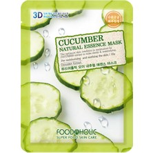 Foodaholic Kuru Ciltler Için Salatalık Özlü Nemlendirici 3D Yaprak Maske