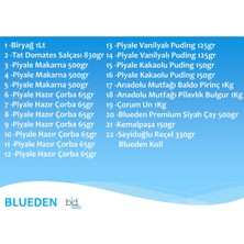 Blueden Ramazan Paketi Kumanya Ezrak Gıda Yardım Kolisi 22 Parça 76 nolu Paket