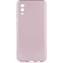 Canpay Samsung Galaxy A02 Kılıf Premium Serisi Elden Kaymaz Pürüzsüz Yumuşak Esnek