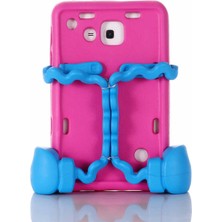 Canpay Samsung Galaxy Tab 3 Lite 7.0 T110 Ultra Koruma Masada Duran Standlı Çocuk Tablet Kılıfı