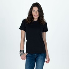 Think Simple Kadın Basic T-Shirt - Siyah