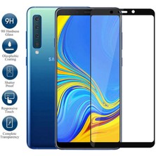 Canpay Samsung Galaxy A9 2018 Ekran Koruyucu Full Tam Kaplayan Kavisli Tempered Cam