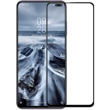 Canpay Xiaomi Poco X2 Ekran Koruyucu Full Tam Kaplayan Kavisli Tempered Cam