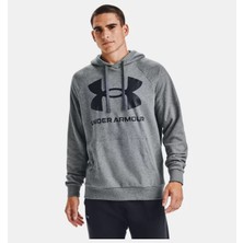 Under Armour Erkek UA Rival Fleece Big Logo Kapüşonlu Üst 1357093-012