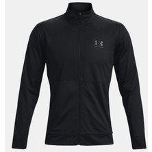 Under Armour Ua Pique Track Jacket Siyah Erkek Eşofman Üstü 1366202-001