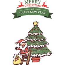 Özgür Yılbaşı Happy New Year Tebrik Kartı Kartpostalı