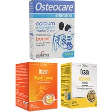 Osteocare 30 Tablet (Kalsiyum, Magnezyum, Vitamin D3,çinko) + C Vitamini 30 T.+ Vitamin D3 1000 Iu Sprey 20 ml