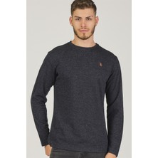 V4001 Erkek Sweatshirt-Lacivert