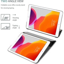 Microsonic Apple iPad 10.2'' 9. Nesil (A2602-A2604-A2603-A2605) Smart Case ve Arka Kılıf Lacivert