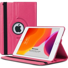 Microsonic Apple iPad 10.2'' 9. Nesil (A2602-A2604-A2603-A2605) Kılıf 360 Rotating Stand Deri Pembe