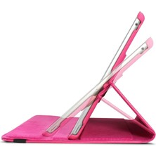 Microsonic Apple iPad 10.2'' 9. Nesil (A2602-A2604-A2603-A2605) Kılıf 360 Rotating Stand Deri Pembe