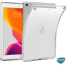 Microsonic Apple iPad 10.2'' 9. Nesil (A2602-A2604-A2603-A2605) Kılıf Transparent Soft Beyaz