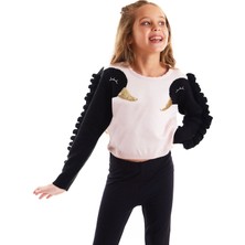 MSHB&G Kuğu Kız Çocuk Triko Kazak