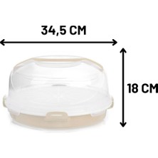 Melkan Home Hazneli Kek Fanusu Pasta Fanusu 7 Litre + 2,5 Litre Hazneli