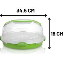 Melkan Home Hazneli Kek Fanusu Pasta Fanusu 7 Litre + 2,5 Litre Hazneli